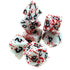 7x Mix 16mm Dice - Blood splatter
