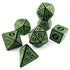 7pcs Set of RPG Celtic Pattern Dice 16mm - Various