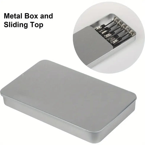 10-Piece Flexible Magnetic Alligator Clip Set with Base for Model Painting