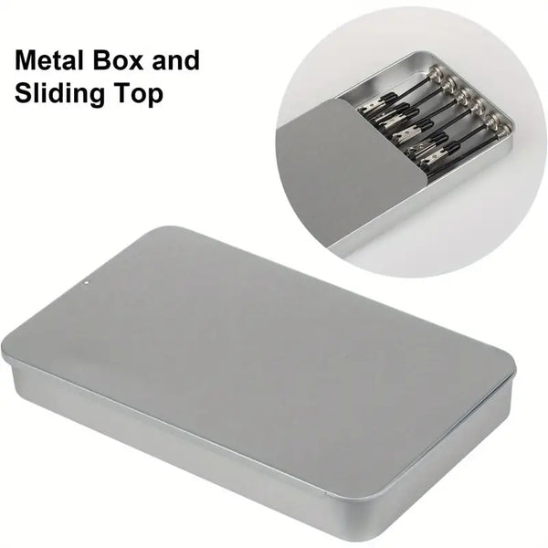 10-Piece Flexible Magnetic Alligator Clip Set with Base for Model Painting