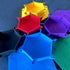 Hexagon Felt Fabric Dice Tray