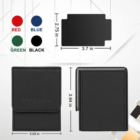 Trading card deck box leather : Various