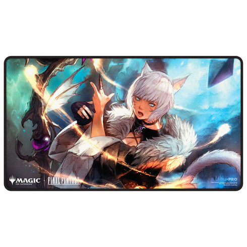 Ultra Pro: Playmat: Magic the Gathering - FINAL FANTASY Black Stitched Playmat Premium for MtG
