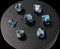 7x Mix 16mm Dice - Ocean Marble