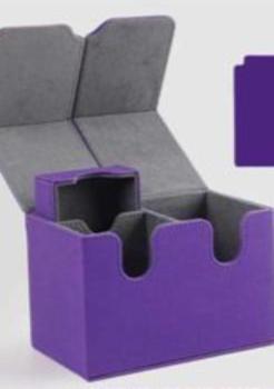 New 200+ Magnetic Extra Deck Box with Dice tray