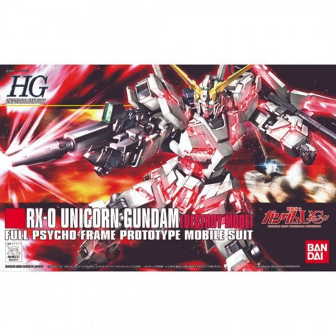 GUNDAM - HOBBY KIT 1/144 HGUC - RX-0 UNICORN GUNDAM (DESTROY MODE)