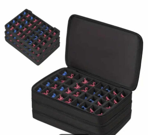 Miniature Figure Travel Case 3 layer