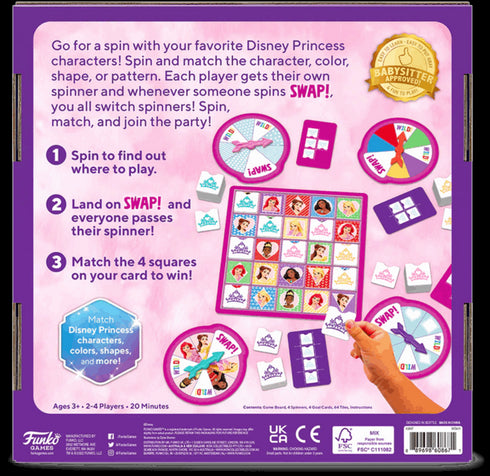 Disney Princess - Pattern Party Game
