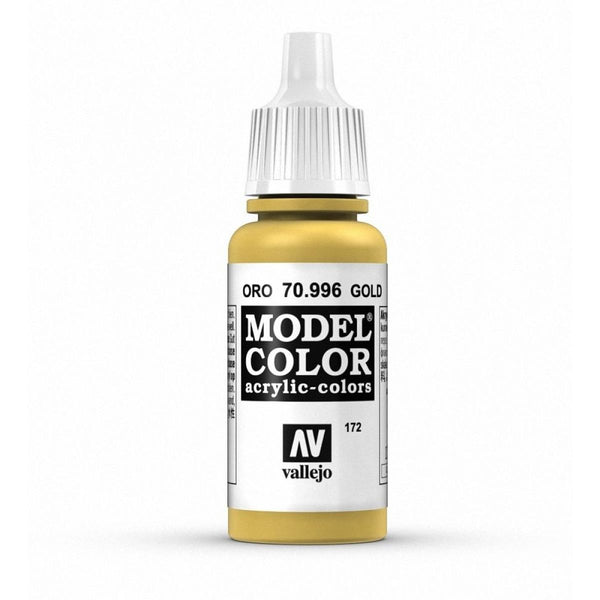 Vallejo Model Colour - Metallic Gold 17 ml Old Formulation