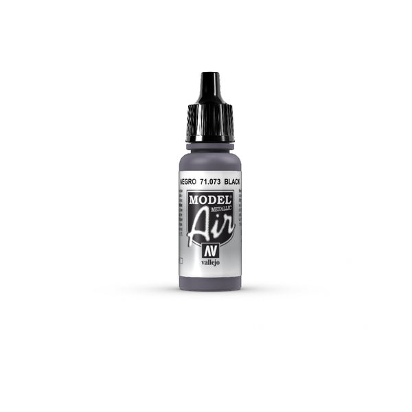 Vallejo - Model Air - Metallic Black 17 ml