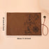Vintage PU Leather Roll-up Treasure Map Design Organizer - Pack of 1