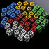 10pcs Set of D6 Celtic Pattern Dice 16mm - Various