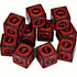 10pcs Set of D6 Celtic Pattern Dice 16mm - Various