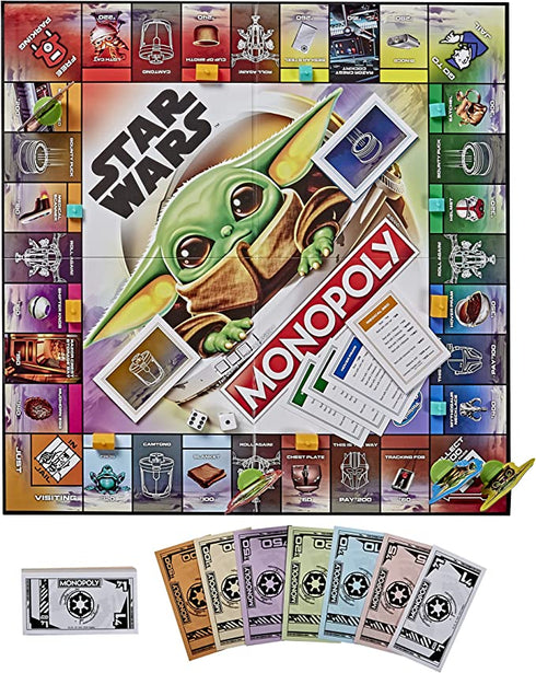 Monopoly Game - Star Wars The Child Edition - Featuring Baby Yoda