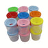 1pc Plastic Painting Brush Washing Cup Pot & Lid: Various