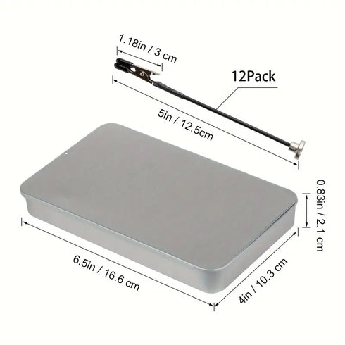 10-Piece Flexible Magnetic Alligator Clip Set with Base for Model Painting