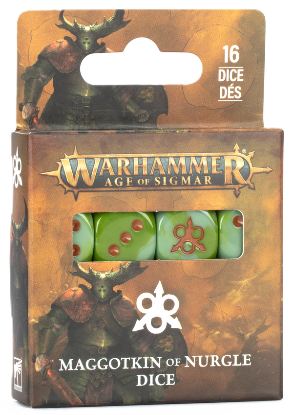AGE OF SIGMAR: MAGGOTKIN OF NURGLE DICE