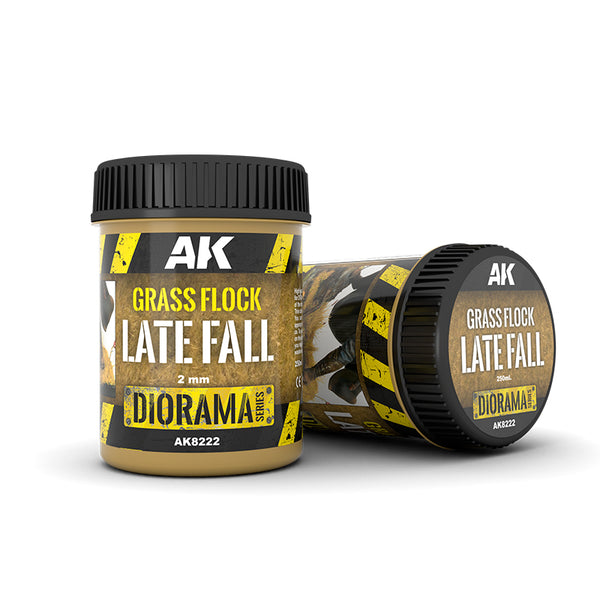 AK Interactive Vegetation - Grass Flock 2mm Late Fall 250ml