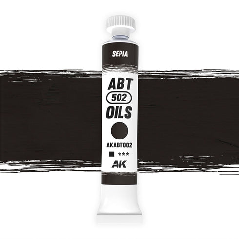 AK Interactive ABT 502: Sepia 20ml Oil Paint