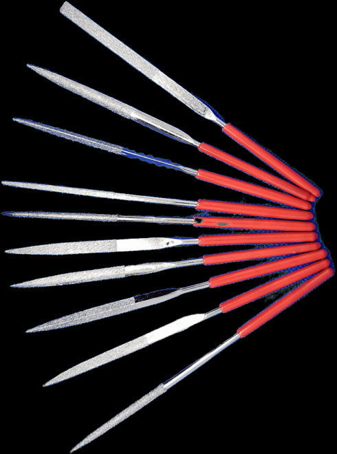 File Set Diamond Ship Metal 10 Pcs