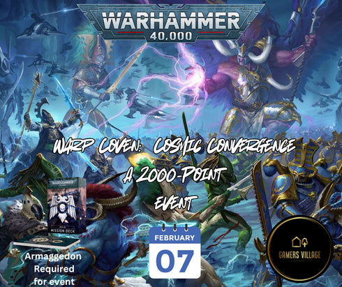 Warp Coven: Cosmic Convergence A 2000-Point event