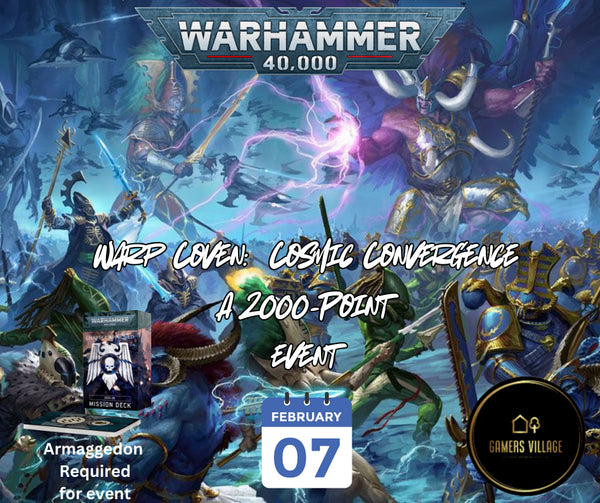 Warp Coven: Cosmic Convergence A 2000-Point event