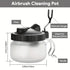 Airbrush Cleaning Kit Glass Cleaning Pot With Holder