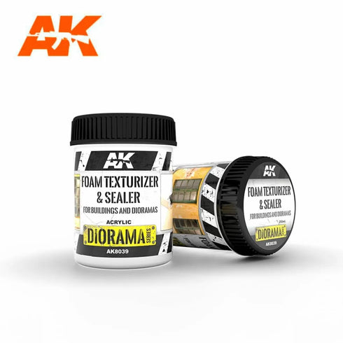 AK Interactive Dioramas - Foam Texturizer & Sealer 250ml