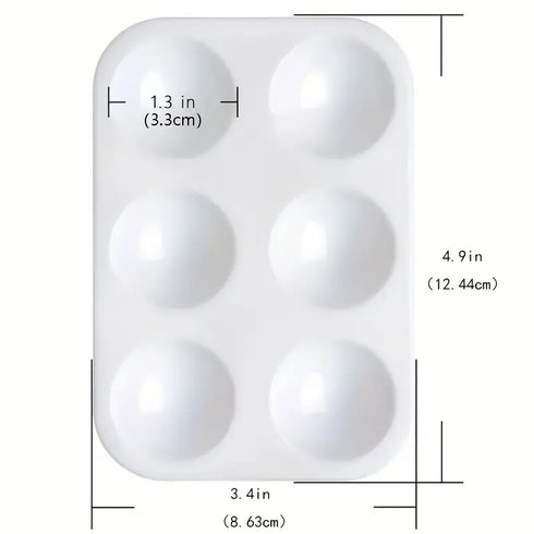 White Palette Artist Watercolor Painting Tray