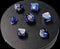 7x Mix 16mm Dice - Royal Blue