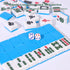 Mini Mahjong Set (Polar Bear) with Carrying bag, Blue Tiles. Travel set