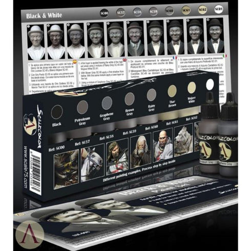 Scale 75 - Scalecolor - Black and White Paint Set