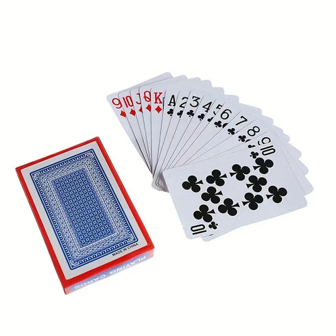 Playing Cards, Poker Size Standard Index, Cards For Blackjack, Euchre, Canasta Card -Blue Back