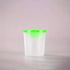 1pc Plastic Painting Brush Washing Cup Pot & Lid: Various
