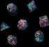 7x Mix 16mm Dice - Dragon egg w/ Dragon Tin