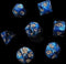 7x Mix 16mm Dice - Midnight Blue
