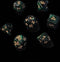 7x Mix 16mm Dice - Deep Green
