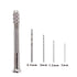 Hand Drill with 8 drill bits - silver/black