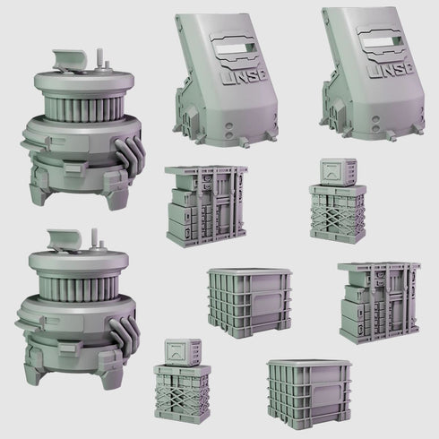 HALO Flashpoint - UNSC Scenery Set