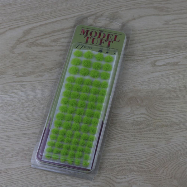 Model Tuff: Grass Tufts Scenery - Light Green Winter