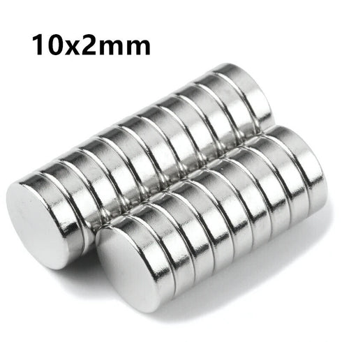 10pc 10x2mm Magnets