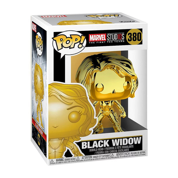 Funko Gold Chrome Black Widow