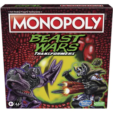 MONOPOLY TRANSFORMERS BEAST WARS COLLECTORS EDITION