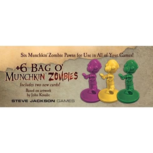 Munchkin Zombies Plus 6 Bag O Munchkin Zombies