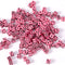 36pcs 8mm Colour Plastic pink mini Six-sided