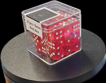 Regular D6 27pcs 16mm Dice - Various Colours