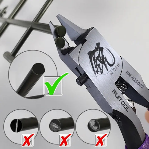 1-Inch Precision Pliers by Ruitool - Purple