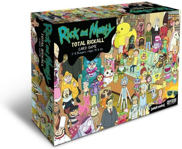 Rick and Morty Total Rickall Cooperative Card Game Family Party Game