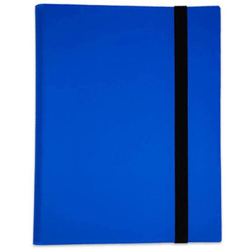 9 Pocket Trading Card Album Folder/Binder - Blue light