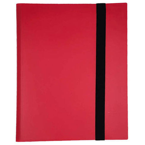 9 Pocket Trading Card Album Folder/Binder - Red